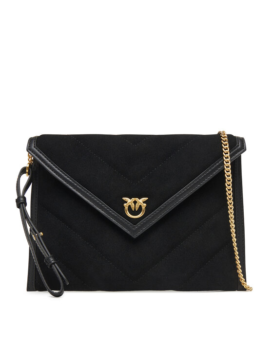 PINKO PINKO Handtasche Flat Purse Handle AI 25-26 PCPL 104820 A2JH Schwarz