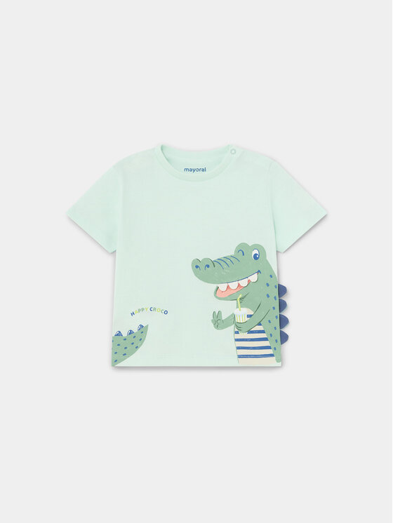 Mayoral Mayoral T-särk 1022 Roheline Regular Fit