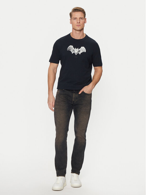 BOSS BOSS T-shirt Spiderbat 50534924 Tamnoplava Regular Fit