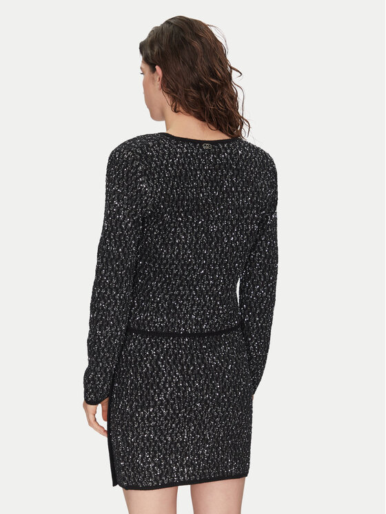 Liu Jo Liu Jo Strickjacke WF4022 Schwarz Regular Fit