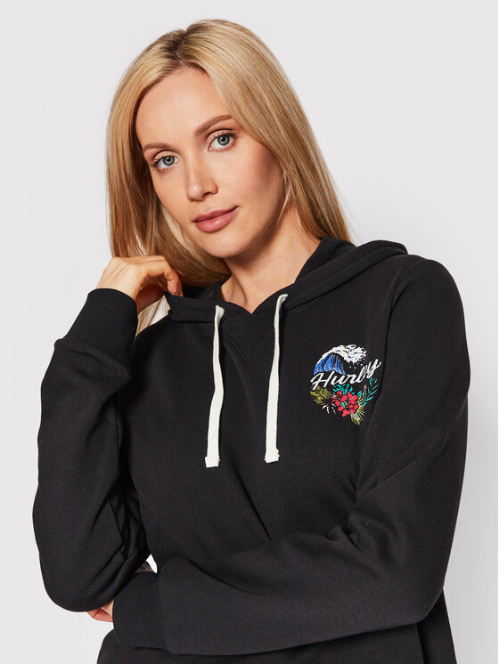 Hurley Hurley Džemperis Tubed Cut Off 3HJ2710375 Juoda Regular Fit