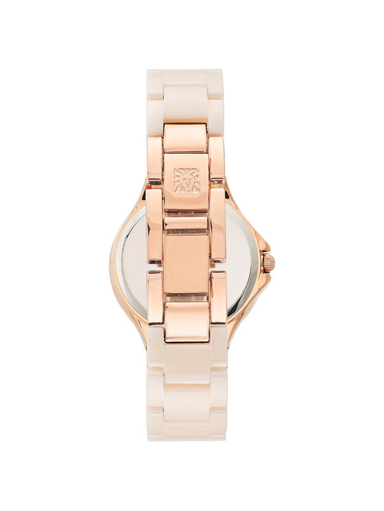 Anne Klein Anne Klein Zegarek AK-3808LPRG Beżowy