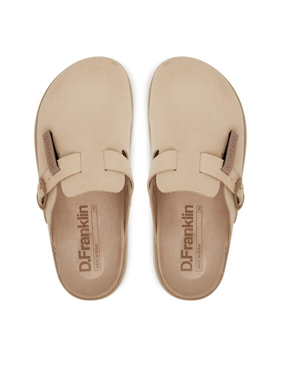 D.Franklin D.Franklin Pantoletten DFSH407002 Beige
