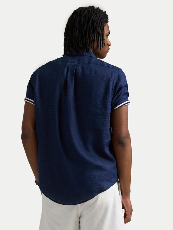 Polo Ralph Lauren Polo Ralph Lauren Srajca 710968912001 Mornarsko modra Custom Fit