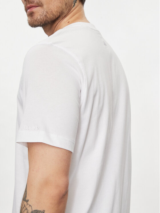 adidas adidas T-krekls All SZN Graphic T-Shirt IC9821 Balts Loose Fit