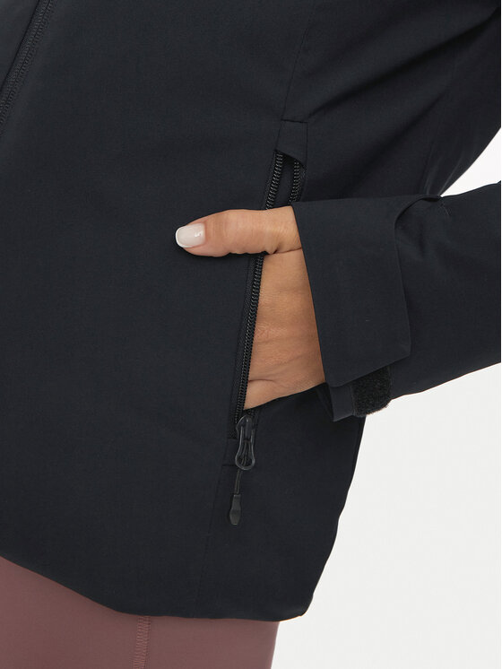 4F 4F Лижна куртка 4FWAW24TTJAF572 Чорний Regular Fit
