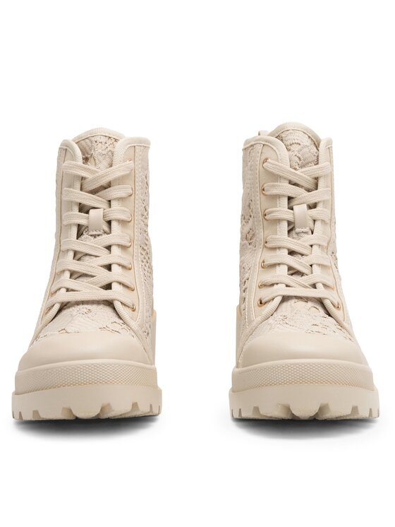 DeeZee DeeZee Schnürschuhe WS5512-01 Beige