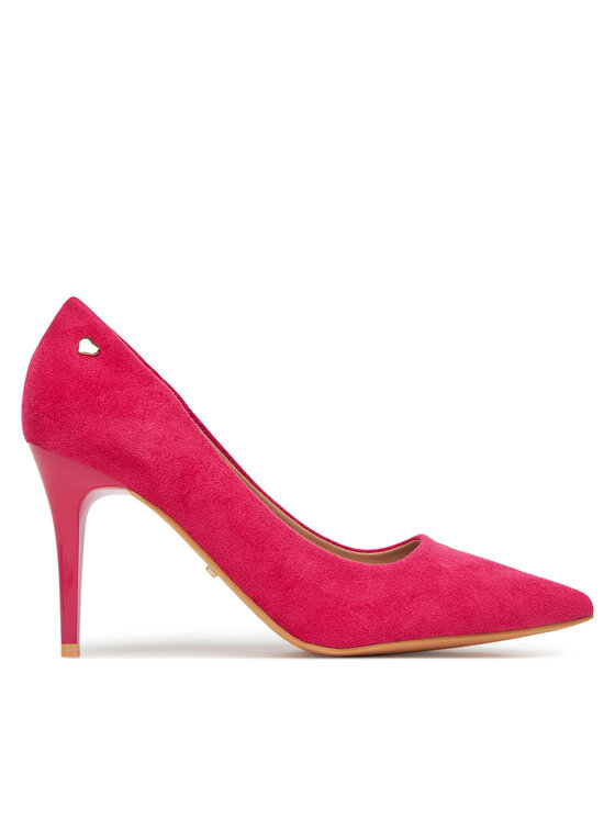 Pantofi cu toc subțire DeeZee EZ-23-1B Roz