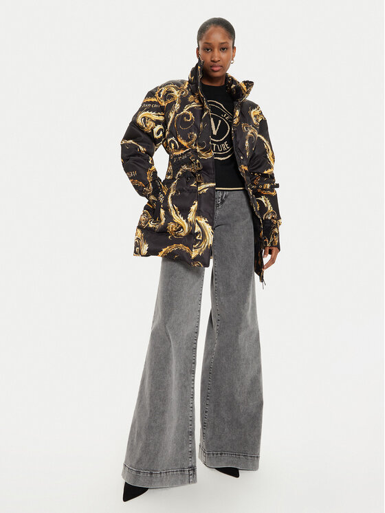Versace Jeans Couture Versace Jeans Couture Vatovaná bunda 77HAU415 Černá Slim Fit