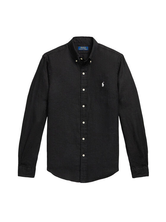 Polo Ralph Lauren Polo Ralph Lauren Риза 710968915503 Черен Slim Fit