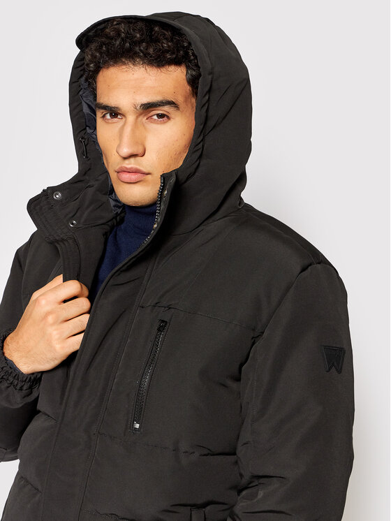 Wrangler Wrangler Kurtka zimowa The Bodyguard W4D7WW100 112141358 Czarny Regular Fit