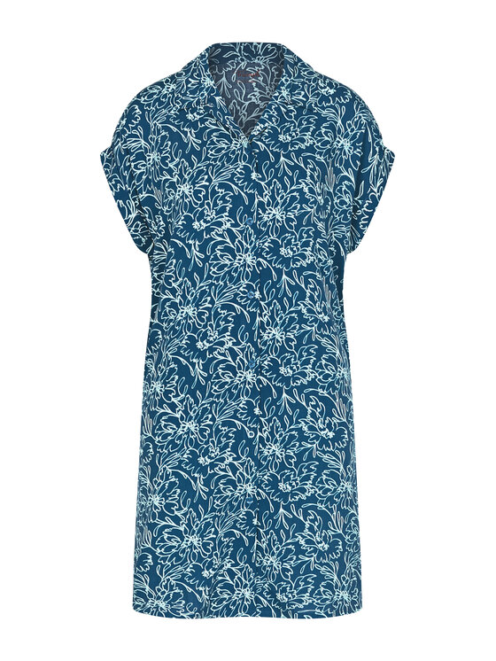Triumph Triumph Nočná košeľa Boyfriend 10222612 Modrá Relaxed Fit