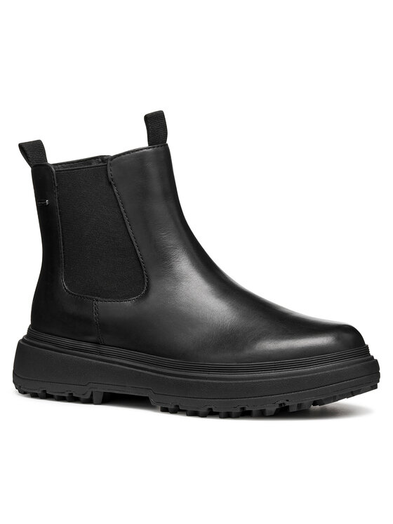 Geox Geox Škornji D Lamidie + Grip Abx D46XMD 00043 C9999 Črna