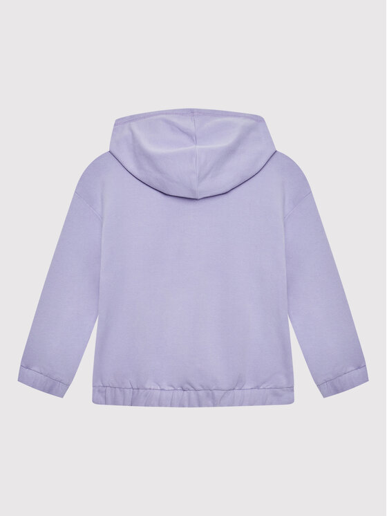 United Colors Of Benetton United Colors Of Benetton Džemperis ar kapuci 3GNSC500O Violets Regular Fit