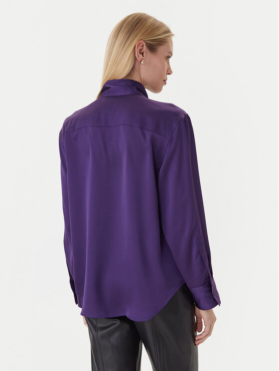 Calvin Klein Calvin Klein Palaidinė LV044D125G Violetinė Regular Fit