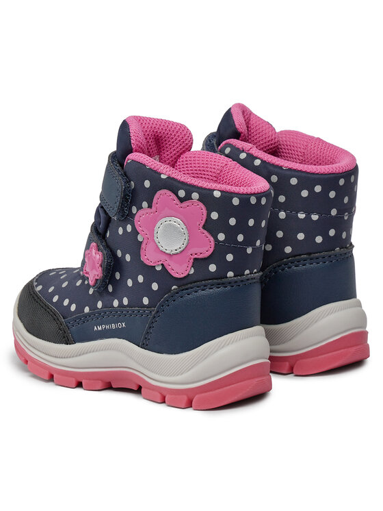 Geox Geox Schneeschuhe B Flanfil Girl B Abx B363WB 0MNBC C4268 M Dunkelblau