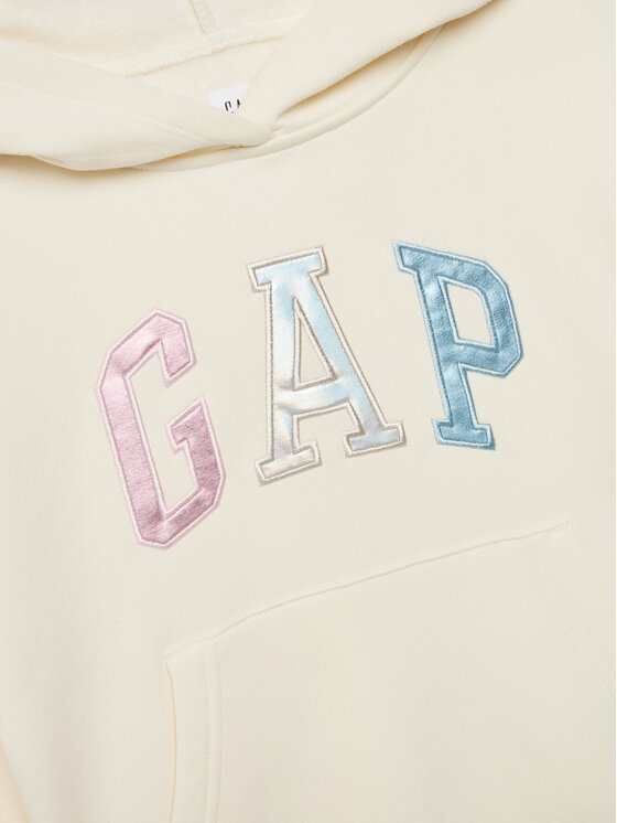 Gap Gap Majica dugih rukava 590866-01 Bež Regular Fit