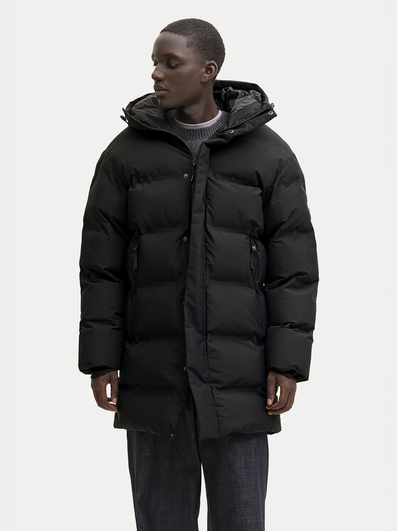 Jack & Jones Jack & Jones Зимно яке Fusion 12288983 Черен Relaxed Fit