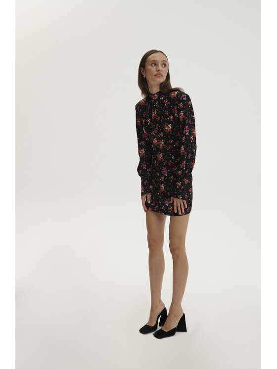 La Mania La Mania Vestito da giorno OPHELIE Nero Classic Fit