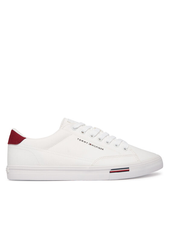 Tommy Hilfiger Tommy Hilfiger Tenis superge Vulc Core Rwb Long FM0FM05813 Bela