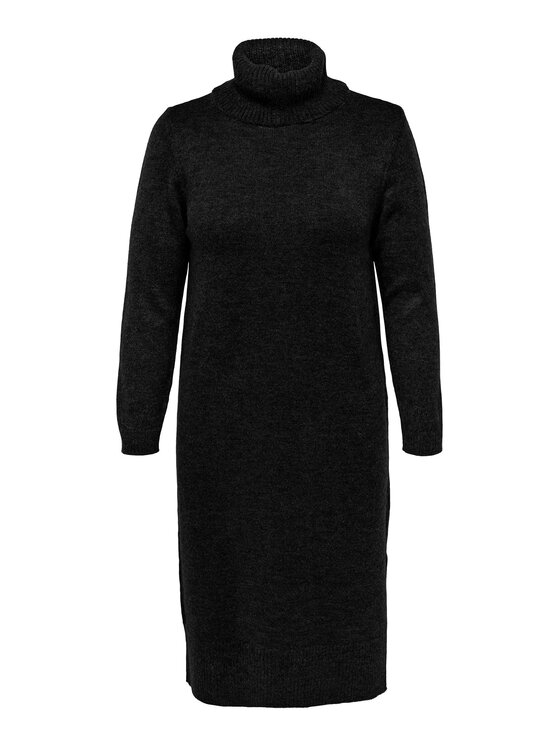 ONLY Carmakoma ONLY Carmakoma Трикотажна сукня 15283137 Чорний Box Fit