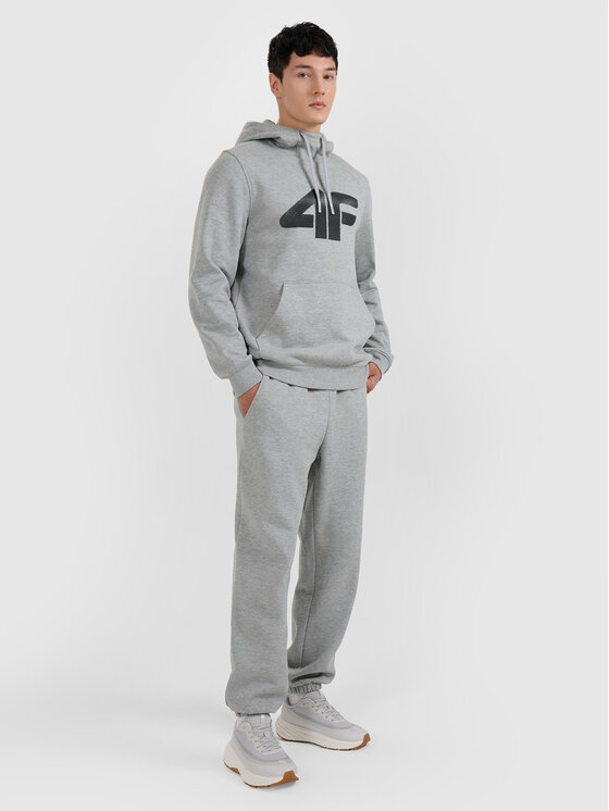 4F 4F Bluza NOS Szary jasny Regular Fit