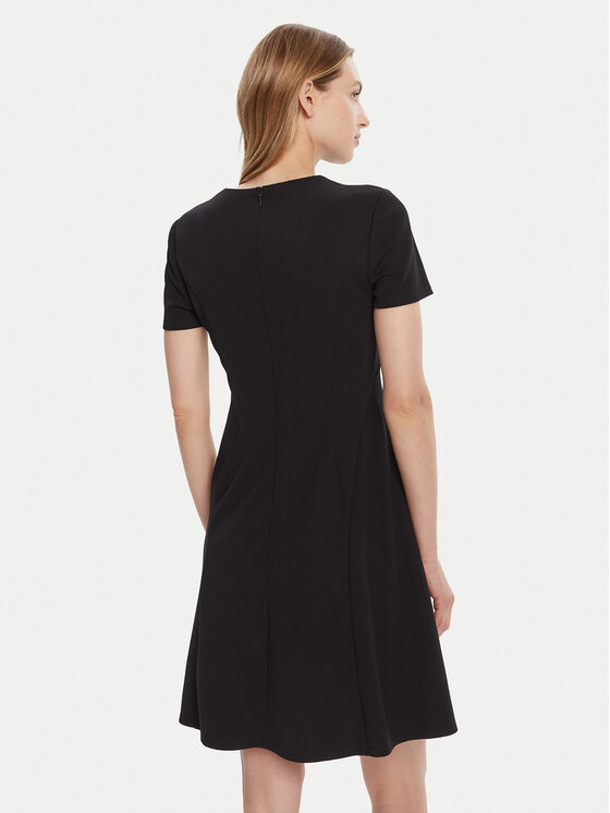 Calvin Klein Calvin Klein Φόρεμα κοκτέιλ LV044C064G Μαύρο Slim Fit