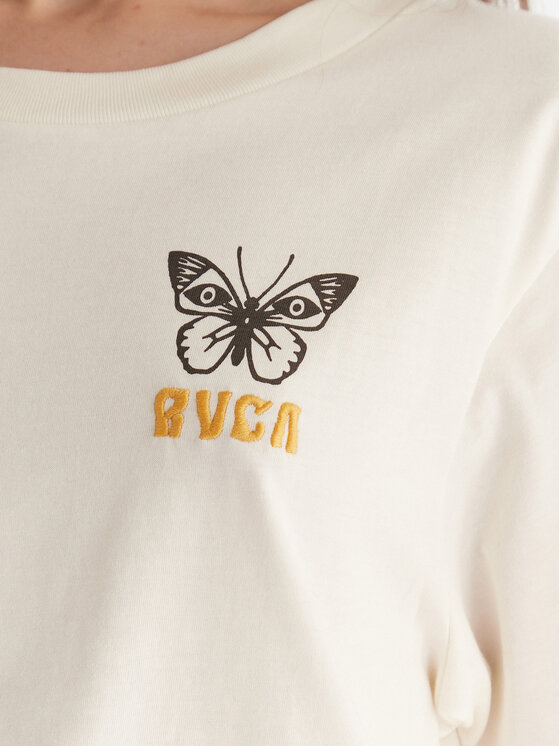 RVCA RVCA Tricou EVJZT00164 Alb Reglan Fit