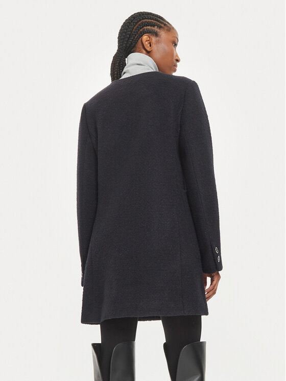 MICHAEL Michael Kors MICHAEL Michael Kors Вълнено палто 77B6754M12 Черен Slim Fit