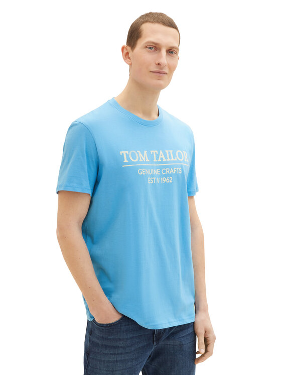 1021229 T-Shirt Tailor Tom Blau