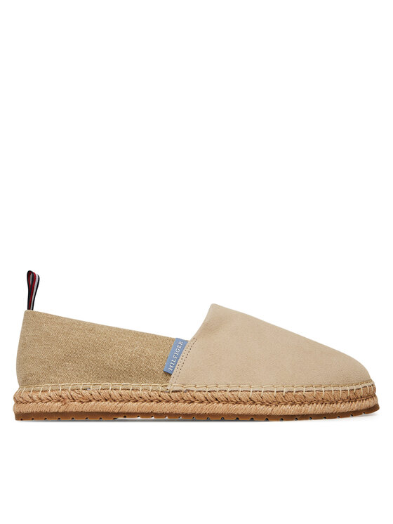 Espadrile Tommy Hilfiger Hilfiger Flex Mix Espadrille FM0FM05497 Bej