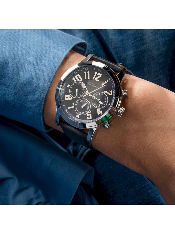Guess Guess Zegarek GW0709G1 Srebrny