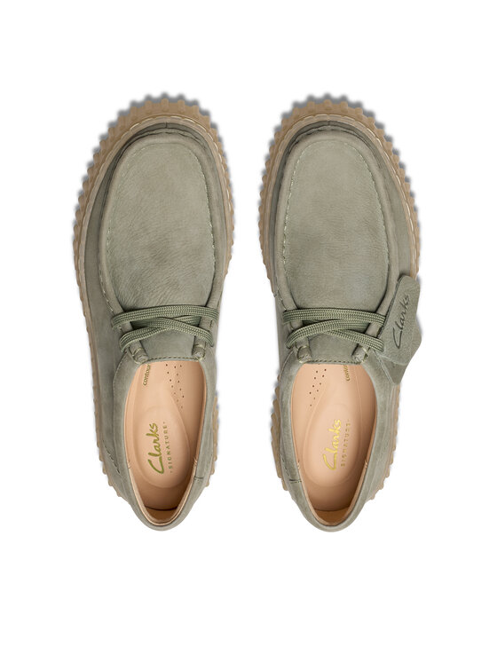 Clarks Clarks Polobotky Torhill Bee 26181190 Zelená