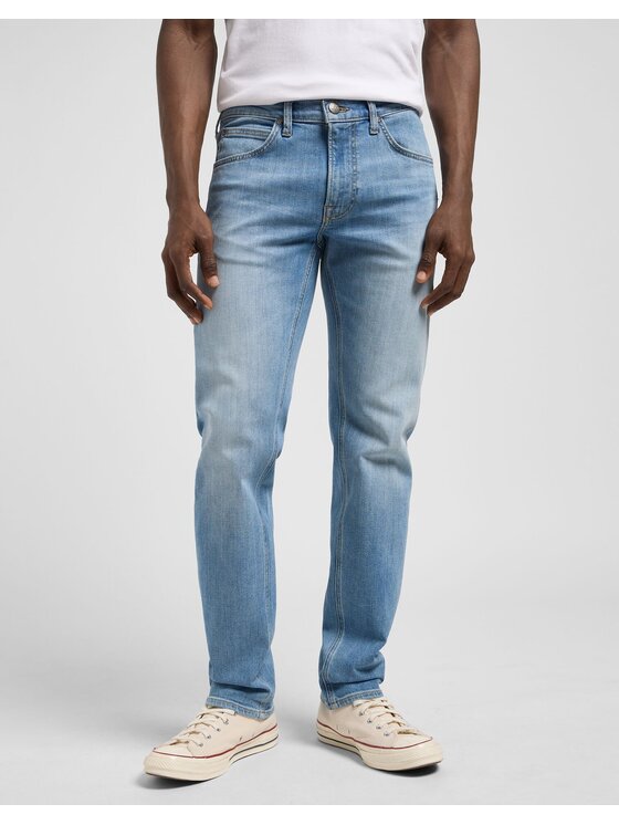 Lee Lee Jeansy DAREN ZIP FLY Niebieski Straight Fit