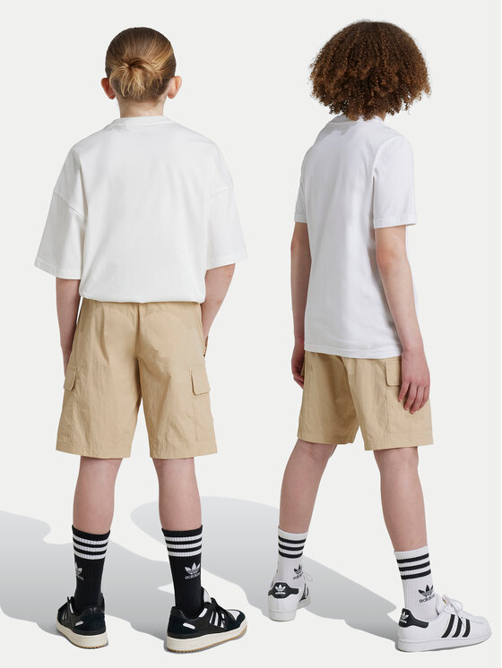 adidas adidas Sportiniai šortai IX7598 Smėlio Regular Fit
