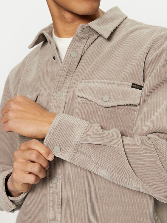 Mustang Mustang Hemd Dayton 1015914 Beige Regular Fit