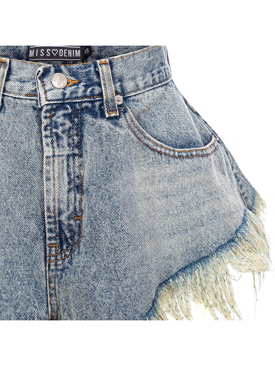 MissDenim MissDenim Szorty jeansowe Skorts Niebieski Regular Fit