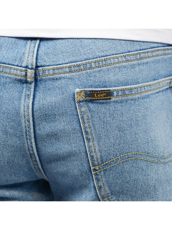 Lee Lee Jeansy DAREN ZIP FLY Niebieski Straight Fit