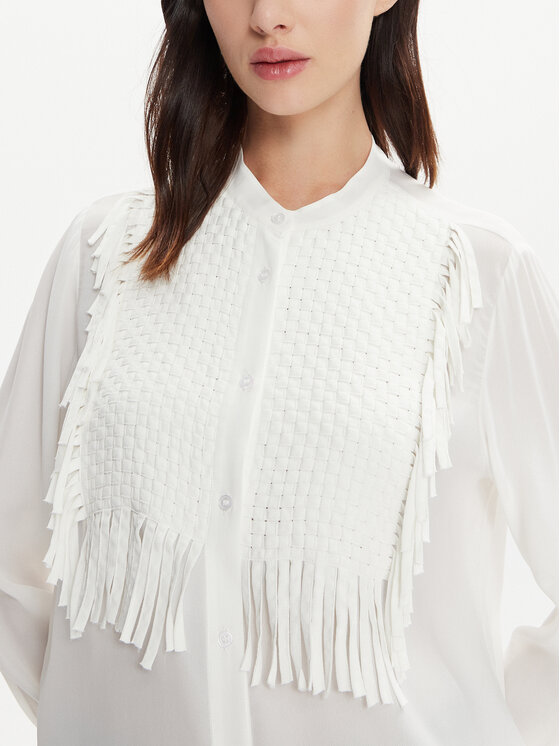 Marella Marella Camicia Sigma 2413111032 Écru Regular Fit