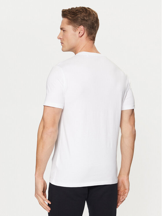 Guess Guess Tričko M5RI12 J1314 Biela Slim Fit