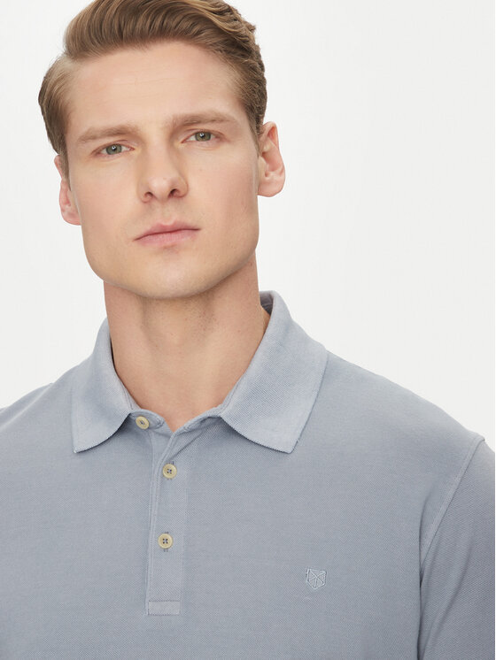 Jack&Jones Jack&Jones Polokošile William 12257315 Světle modrá Regular Fit