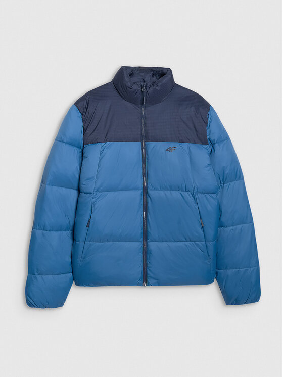 4F 4F Kurtka puchowa APRES SKI Granatowy Regular Fit