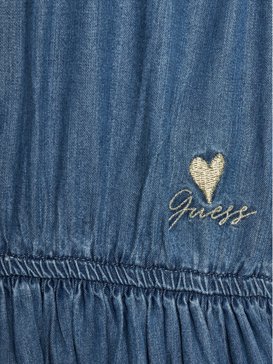 Guess Guess Džínsové šaty J4GK02 D5C70 Tmavomodrá Regular Fit
