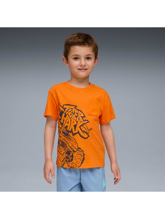 Puma Puma T-Shirt 632401 Pomarańczowy Regular Fit