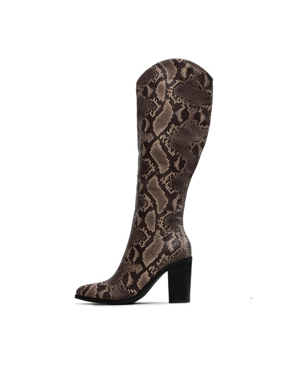 DeeZee DeeZee Cizme și botine cowboy ZALRT220103 Maro