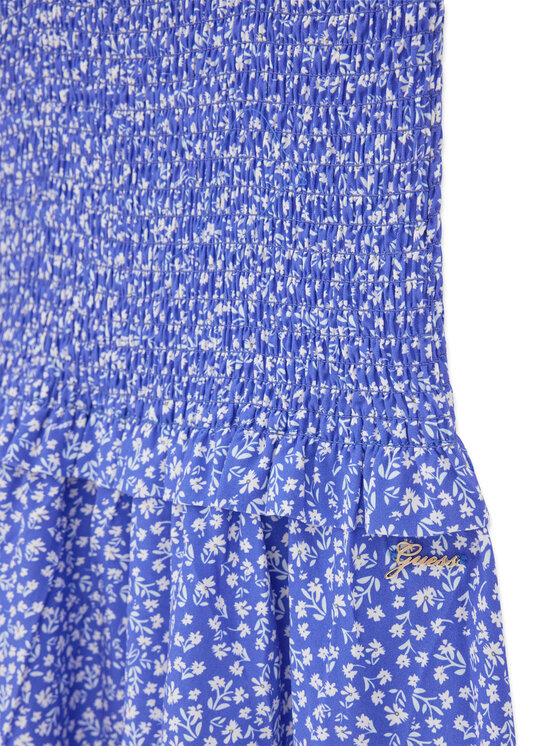 Guess Guess Лятна рокля J6GK09 WG5S2 Син Regular Fit