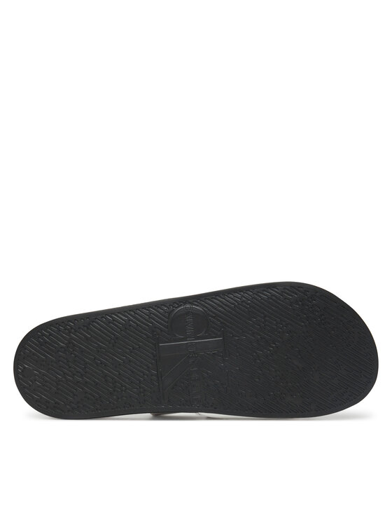 Calvin Klein Jeans Calvin Klein Jeans Klapki Slide Jelly Mono Pu YM0YM01281 Biały