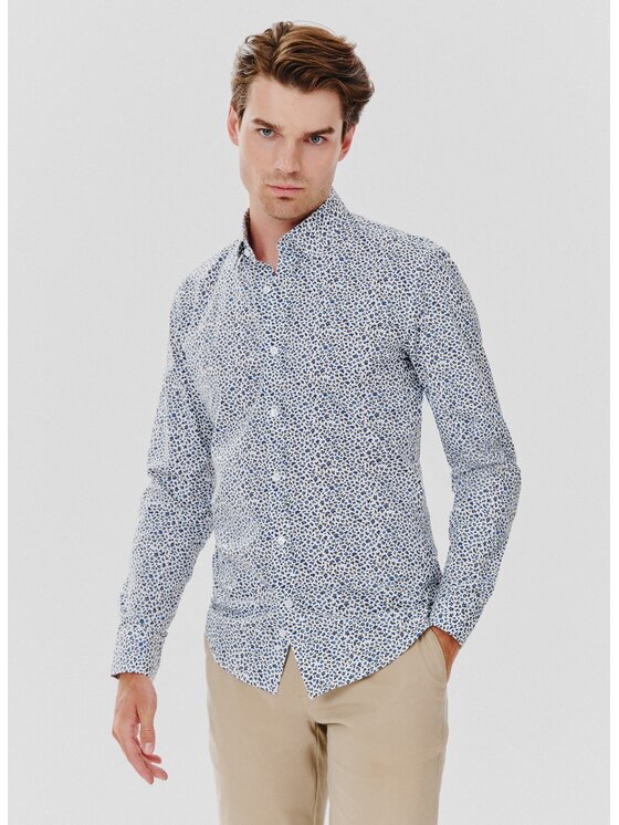 Pako Lorente Pako Lorente Koszula P24WF-1X-026 Biały Slim Fit