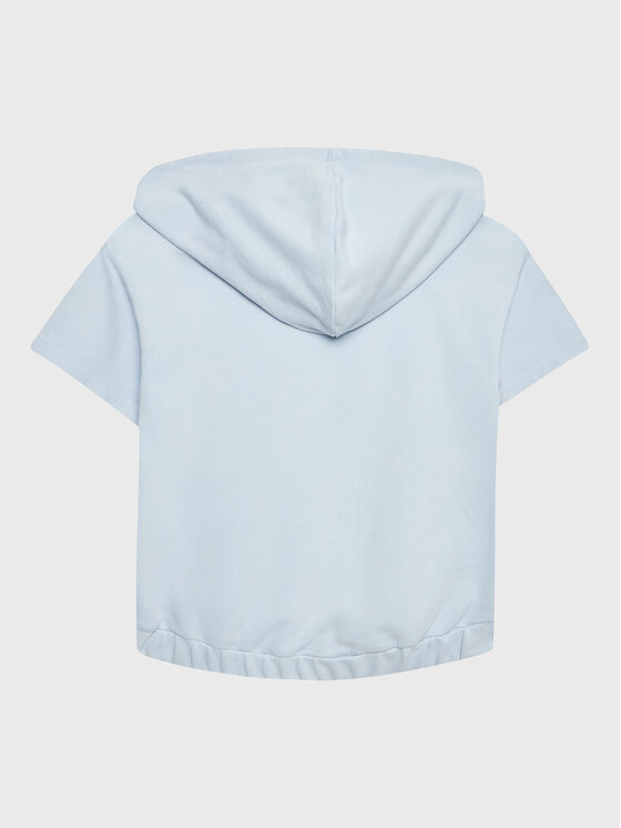 Guess Guess Felpa J3GQ00 KA6R3 Celeste Regular Fit