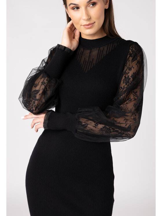 QUIOSQUE QUIOSQUE Sweter QUIOSQUE 6VD003299 Czarny Regular Fit
